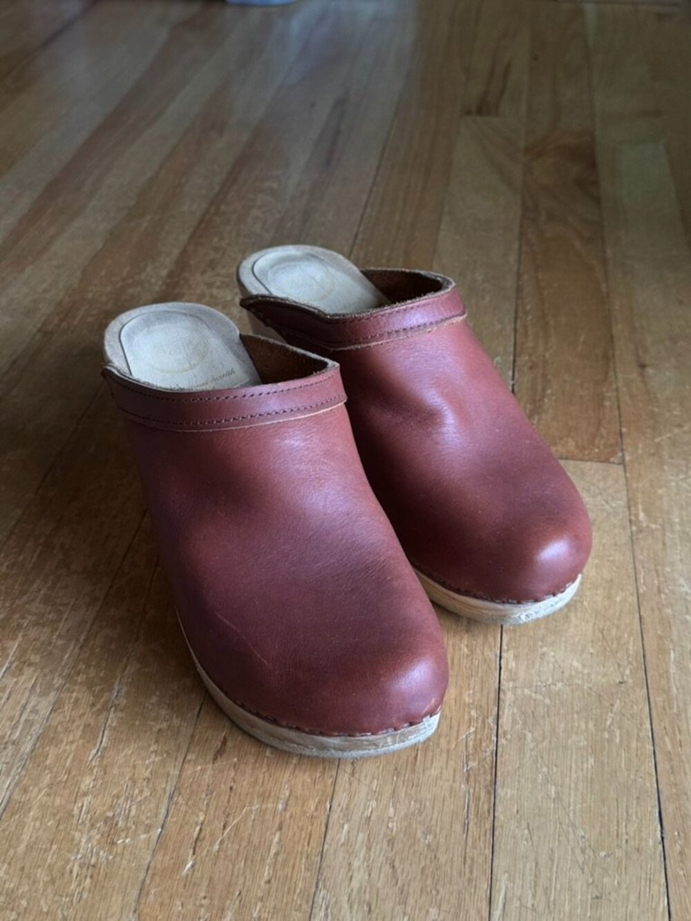 No.6 Store Old School Clog High Heel in Bourbon Size 39